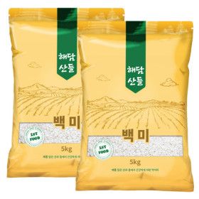 상품 이미지: 국산 백미 쌀 10kg (5kg+5kg) l 상등급 햅쌀 밥