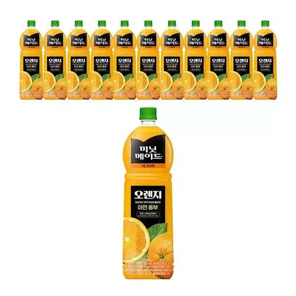 상품 이미지: 미닛메이드 시그니처 오렌지, 1.5L, 12개