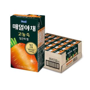상품 이미지: 매일야채 고농축 당근의힘 125ML 24팩
