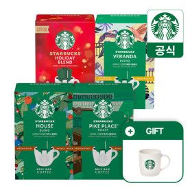 상품 이미지: 스타벅스 프리미엄 드립백 커피 4종 x 3박스 골라담기 (+한정수량 스타벅스 카푸치노 머그 1개 증정)