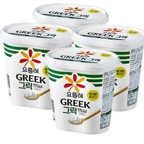 상품 이미지: 빙그레 요플레 그릭 요거트 무가당 플레인 900g(4입)