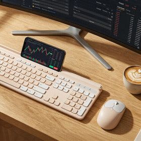 상품 이미지: 몬스타기어 키보드 X104W 모바일 콤보 무선 키보드 마우스 세트