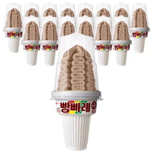 상품 이미지: [슈팅냉동] 롯데웰푸드 빵빠레 콘 초코 195ml, 15개