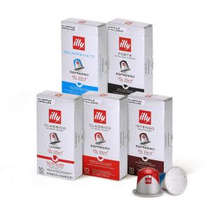 상품 이미지: 일리 네스프레소 호환 캡슐커피 혼합구성 60P / 골라담기 30P + 30P (10P X 6 ) / 스타벅스/라바짜