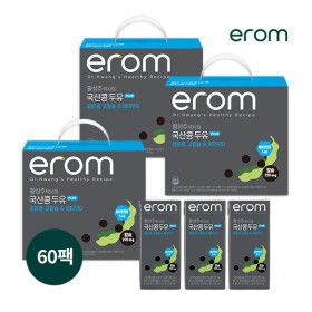상품 이미지: 이롬 황성주박사의 국산콩두유 PLUS 검은콩 고칼슘비타민D 60팩(190ml x 2