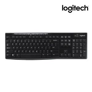 상품 이미지: 국내정품 로지텍코리아 K270 무선 키보드 블랙 2.4GHz 나노수신기포함/KH