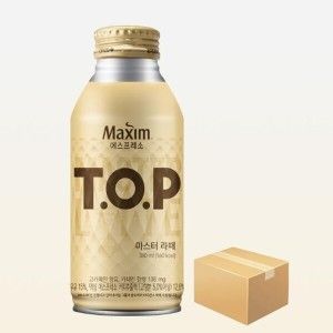 상품 이미지: 티오피 마스터라떼 380ml x 24개 (1박스) 맥심 커피음료