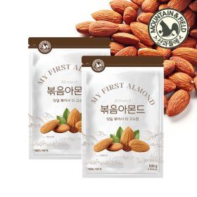 상품 이미지: 산과들에 25년 햇아몬드 생산당일출고 당일볶음아몬드 1kg (500g+500g)