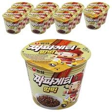 상품 이미지: 농심 짜파게티 범벅 미니 컵라면 70g, 12개