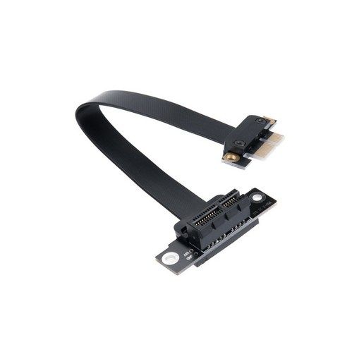 상품 이미지: 컴스 PCI Express 연장 아답터 1x PCI-E 3.0 플랫 꺾임형 15cm