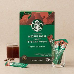 상품 이미지: 스타벅스 미디엄로스트 100T 파우더 스틱커피 (N4)