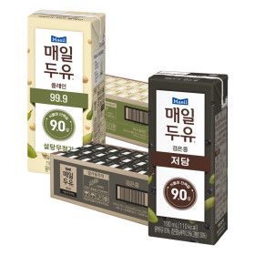 상품 이미지: 매일두유 99.9 190ml 24팩 + 검은콩 190ml 24팩
