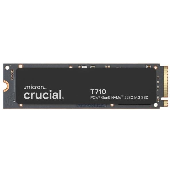 상품 이미지: Crucial T710 PCIe Gen5 NVMe 2TB SSD, 최대 14,900MB/s, 노트북 및 데스크탑 호환(PC), 크리에이티브 및 게이머용, 솔리드 스테이트 드라이브, 1Mo Adobe CC 포함 - CT2000T710SSD8-01