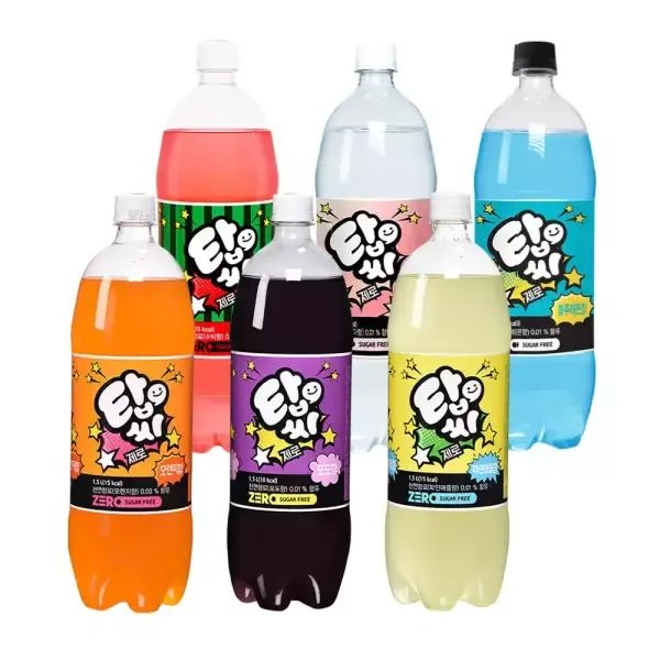상품 이미지: 탑씨 제로 1.5L x 12pet  골라담기(오렌지/파인애플/블루레몬/수박/복숭아/포도)