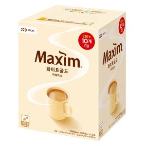 상품 이미지: 동서 맥심 화이트골드 커피믹스 210T+10T 무료배송