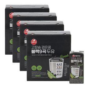 상품 이미지: 서울우유 고칼슘 검은콩 블랙9곡 두유 190ml 64팩-칼슘250mg 식물성 단백질 함유