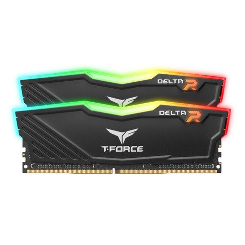 상품 이미지: TeamGroup T-Force DDR4-3200 CL16 Delta RGB 블랙 패키지 서린 (16GB(8Gx2))