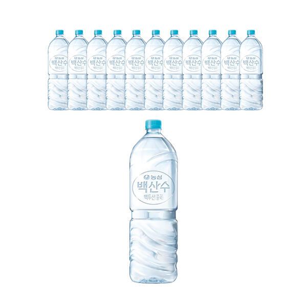 상품 이미지: 농심 백산수 유/무라벨 랜덤 2L, 12개