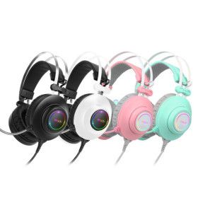 상품 이미지: ABKO N550 ENC 가상 7.1 RGB 게이밍 헤드셋 블랙