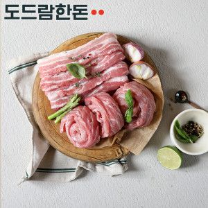 상품 이미지: (신선집중) 도드람 한돈 냉장 1등급 칼집 삼겹/등심꽃살 반반팩 1kg 외 13종 택1 (2팩 이상 구매 시 무배)