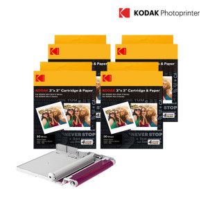 상품 이미지: 코닥 3인치 카트리지 인화지 120매 C300R P300R MS300 M300 전용 포토프린터 즉석카메라