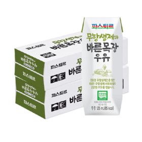 상품 이미지: 파스퇴르 무항생제 바른목장 우유 125mL 48팩