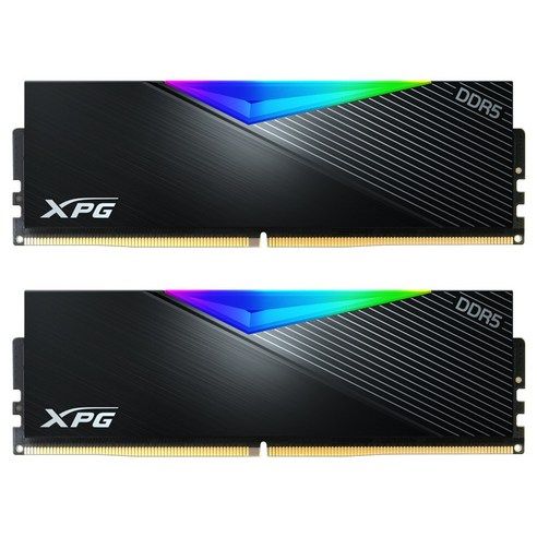 상품 이미지: ADATA DDR5-6000 CL30 LANCER RGB 블랙 패키지 서린 (64GB(32Gx2))