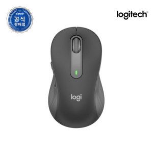 상품 이미지: 로지텍코리아 공식 로지텍 시그니처 M650 무소음 무선 마우스 그래파이트(M) 스마일캐쉬 1% 지급