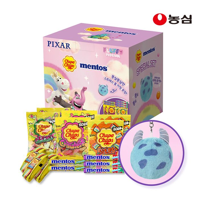 상품 이미지: 츄파춥스 디즈니 플러피 키링 기획팩