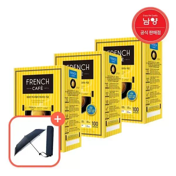 상품 이미지: 프렌치카페 커피믹스 100Tx3+3단우산