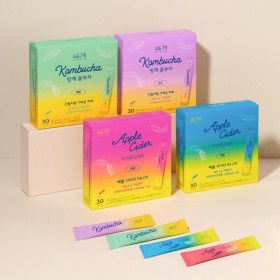 상품 이미지: 1+1 애사비 콤부차 60스틱 제로슈가 저칼로리 맛있는 애플사이다비니거