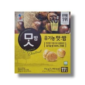 상품 이미지: 씨제이 유기농 맛밤 714g / 42g x 17팩 코스트코 /SH