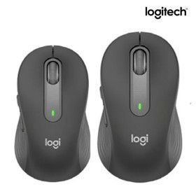 상품 이미지: 로지텍코리아 정품 시그니처 M650L 큰손용 무소음 무선 블루투스 마우스 블랙색상