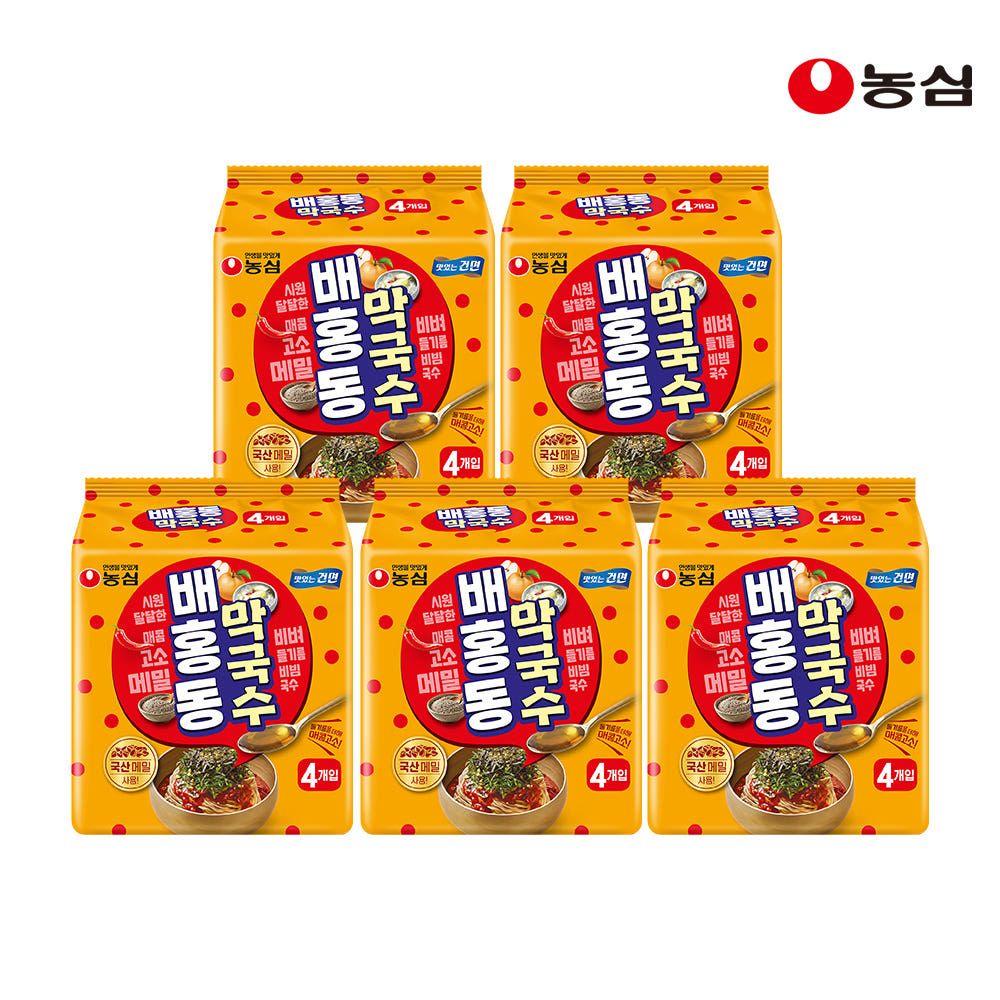 상품 이미지: 농심 배홍동 막국수, 114g, 20개