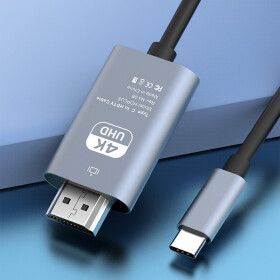 상품 이미지: 미러링 C타입 HDMI MHL 케이블 4K 60Hz 핸드폰 TV연결선 넷플릭스 OHC-4KMHL60