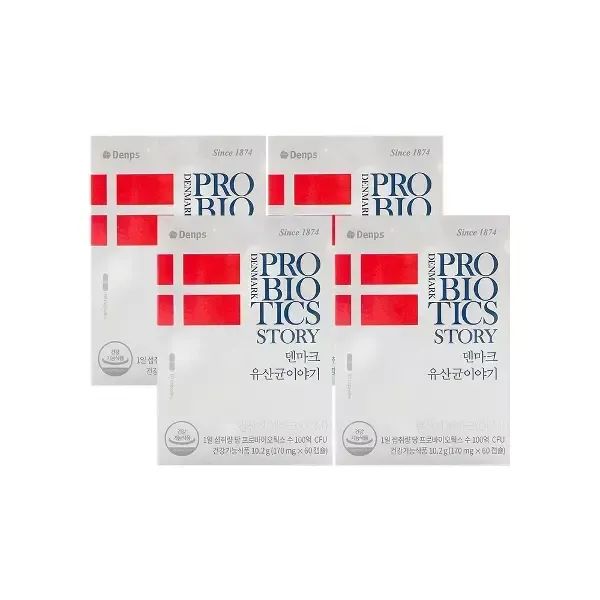 상품 이미지: 덴마크 유산균 이야기 170mg x 60캡슐 x 4박스