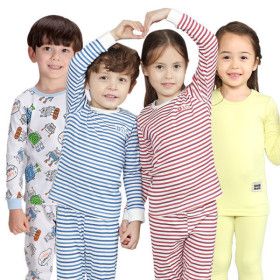상품 이미지: (특가 1900원~)보누맘 유아실내복 재고털이 SALE 아동 긴팔 순면 내복 역시즌 자가드 내의