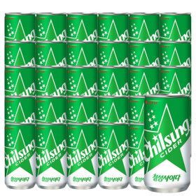 상품 이미지: 칠성사이다 210ml x 30캔 청량음료 / 탄산음료 / 탄산