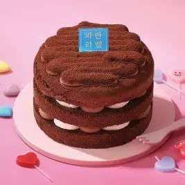 상품 이미지: [파리바게뜨] 파란라벨 저당 카카오 케이크