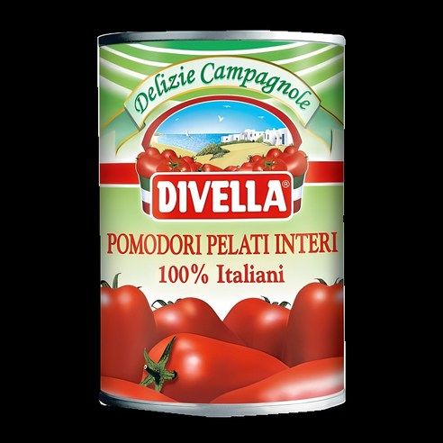 상품 이미지: 디벨라 홀 토마토 통조림, 400g, 1개