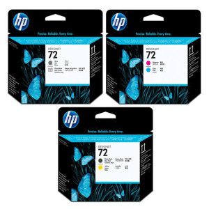 상품 이미지: HP 72 정품 플로터 헤드 C9384A T770 T790 T1200 매트검정/노랑