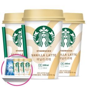 상품 이미지: 스타벅스 바닐라라떼 컵커피 200mlx20컵+아이스포장