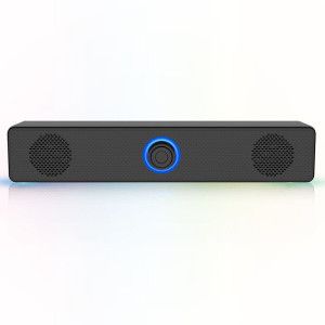상품 이미지: 유선 USB 사무실 사무용 PC 컴퓨터 사운드바 스피커 저가 사운드바