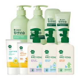 상품 이미지: 그린핑거 유아 선케어 스킨케어 촉촉한 힘센보습 워시/로션/크림 특가 +2세트구매시 5천원 추가할인