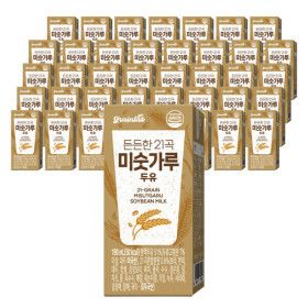 상품 이미지: 그레인랩 든든한 21곡 미숫가루두유 40팩 x 1박스 / 21가지 국산 곡물