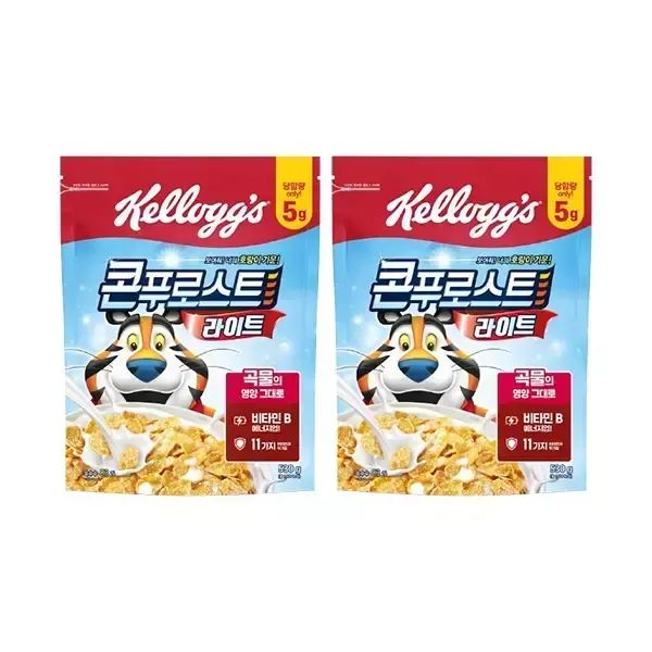 상품 이미지: 켈로그 콘푸로스트 라이트 530g, 2개