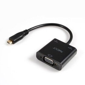 상품 이미지: N  마이크로 HDMI to VGA 컨버터 NEXT-2417HVC-MR