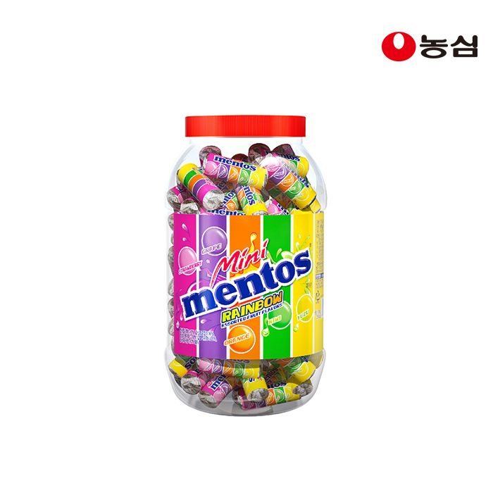 상품 이미지: 멘토스 미니 뉴레인보우 100입+2in1 피치소다 1입 증정