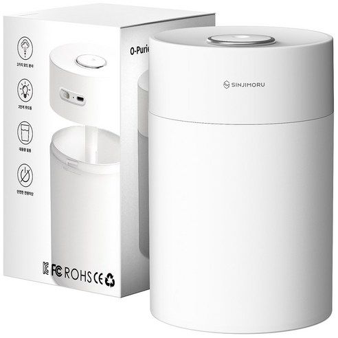 상품 이미지: 신지모루 오퓨리엠 테이블 미스트 USB 무드등 미니 가습기 600ml