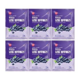 상품 이미지: CJ프레시웨이 이츠웰 냉동블루베리1Kg x 6개